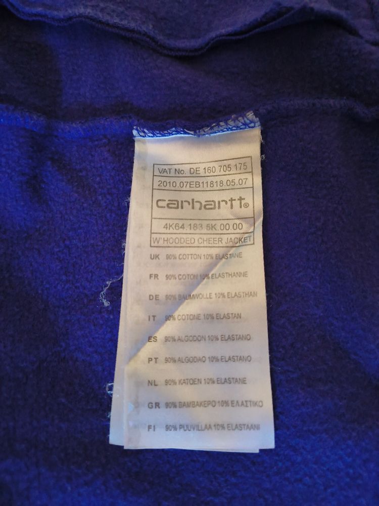 Carhartt Purple Zip-Up Hoodie woman XS imagen 8